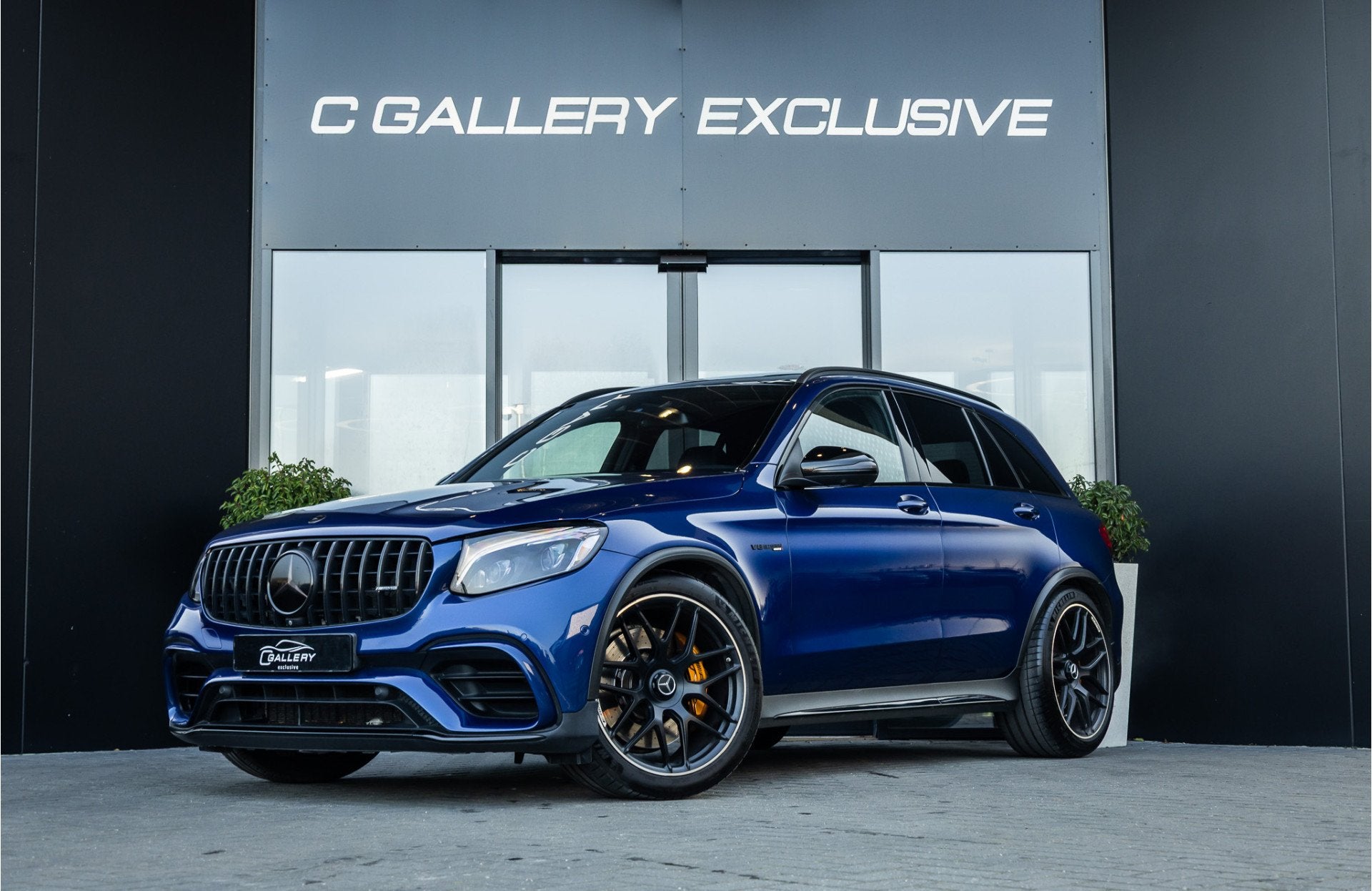 Mercedes-Benz GLC AMG GLC63 S 4MATIC+ - Panorama | Burmester, Automaat, Gebruikt, 510 pk, Blauw