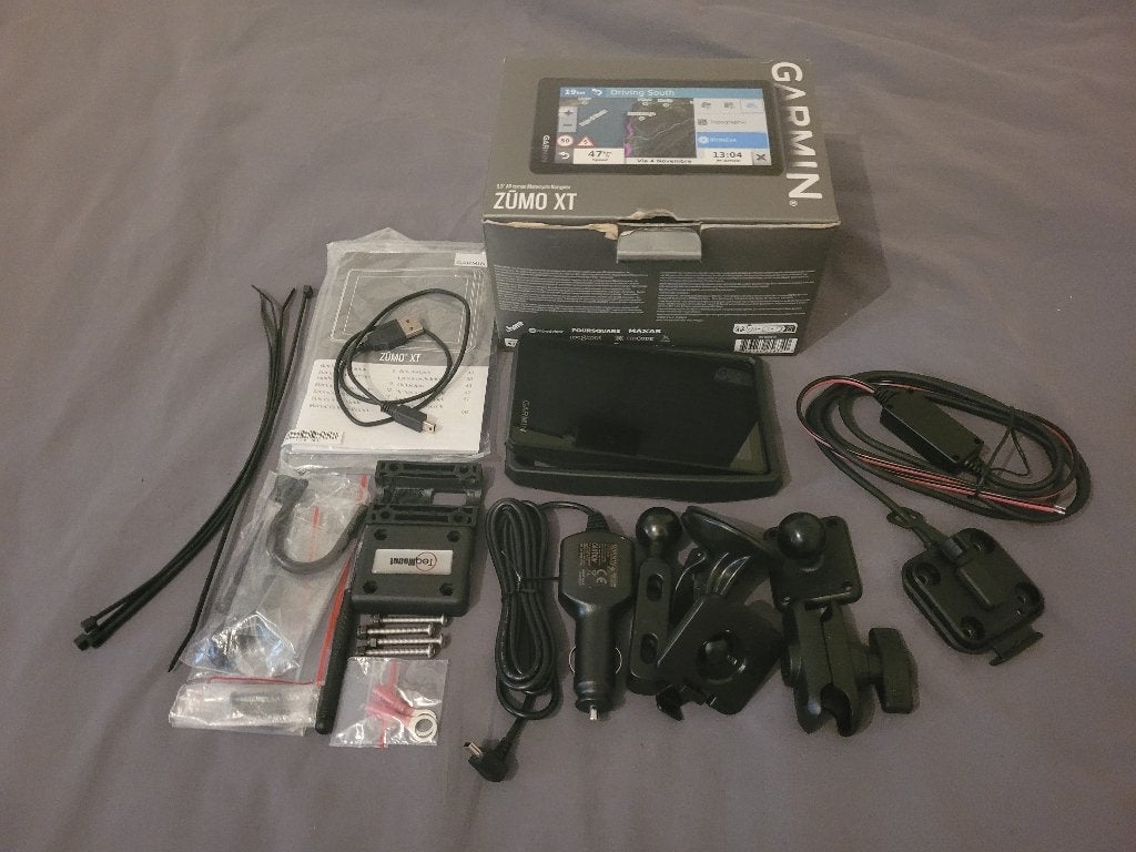 Garmin Zumo XT (motorfiets)navigatie + teqmount, Ophalen of Verzenden, Gebruikt