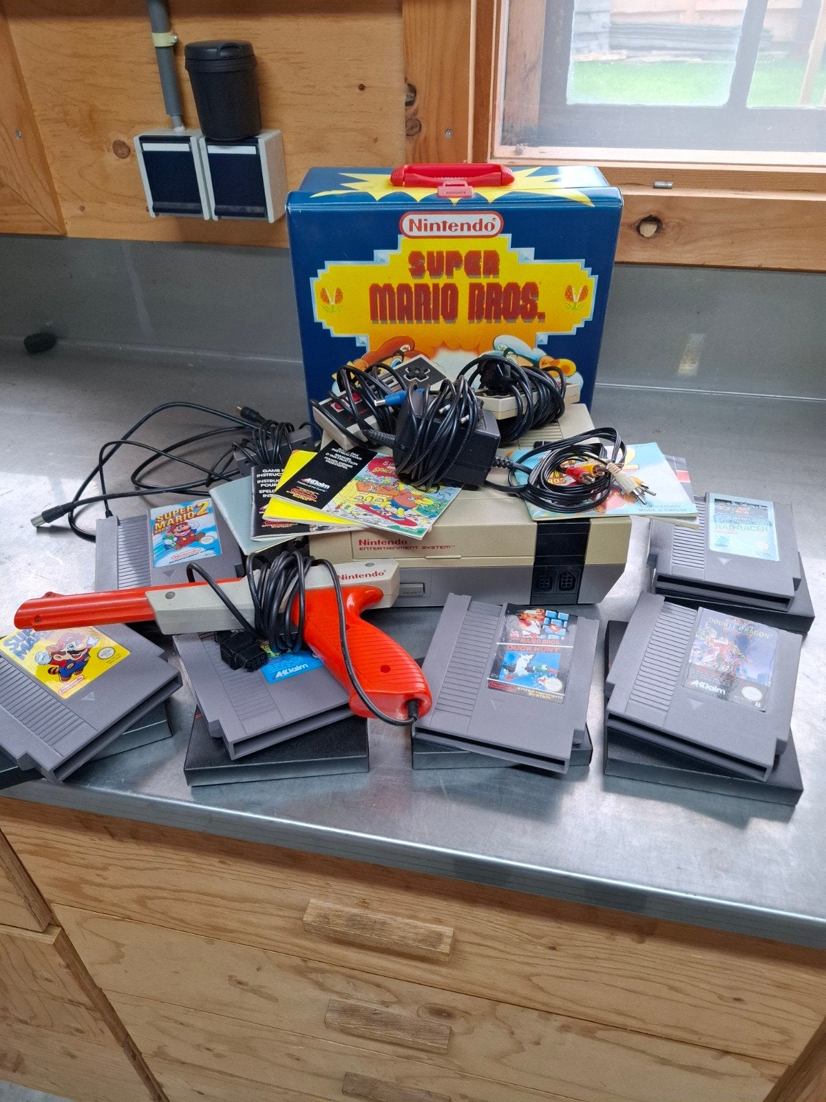 Nintendo NES Classic Console met Super Mario Bros. Koffer, Ophalen, Gebruikt, Met 2 controllers, Met games