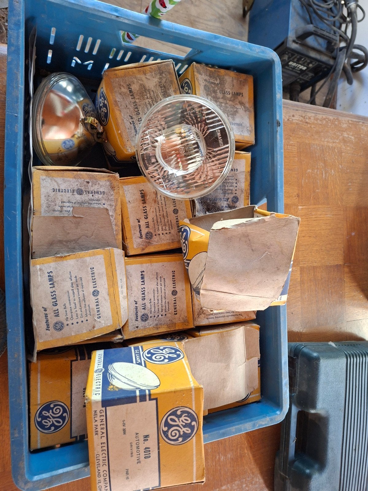 koplamp vintage  general Electric, Ophalen, Jeep
