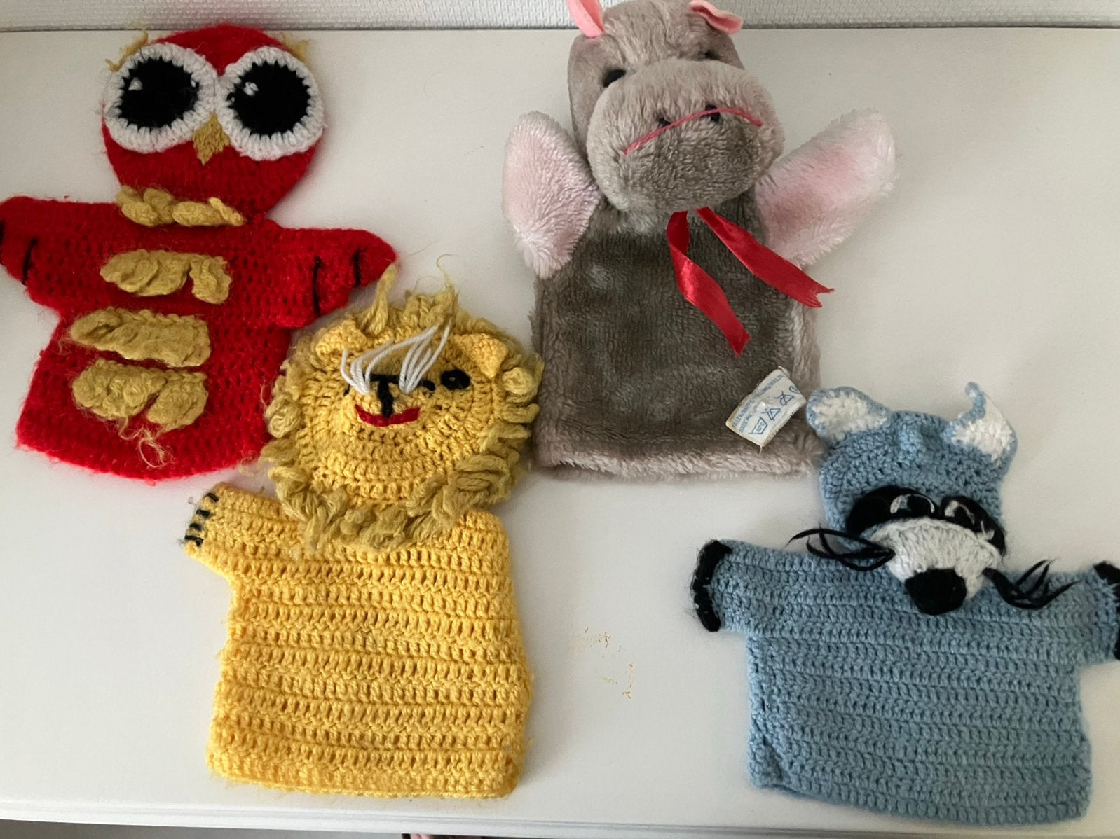 Vintage poppenkast poppen handpop, Ophalen of Verzenden, Zo goed als nieuw