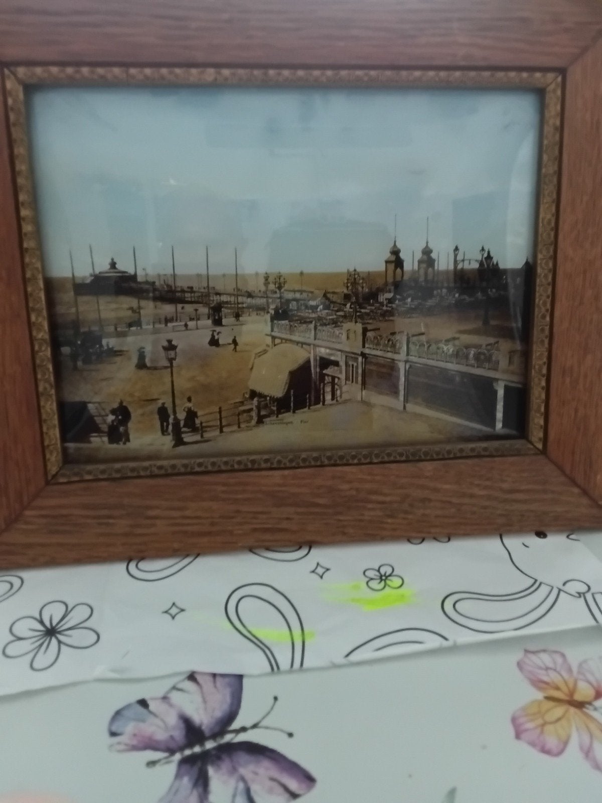 schilderij,de "" PIER"" Van Scheveningen, Antiek en Kunst, Ophalen of Verzenden