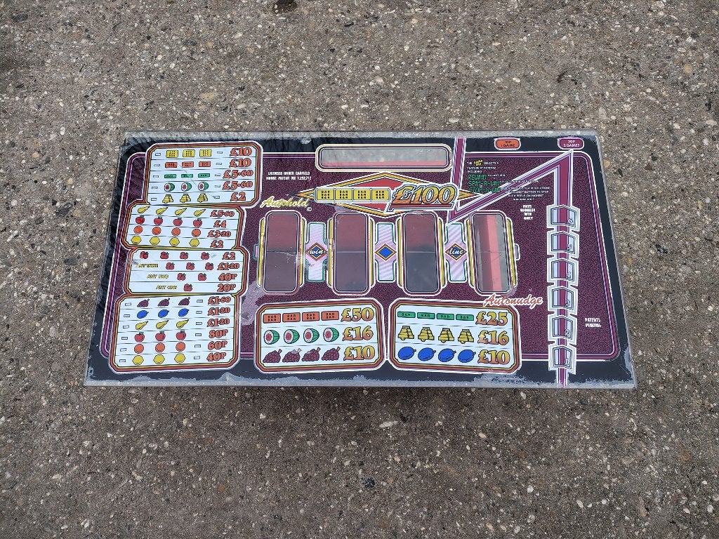 Glazen Ruit: Super Spoof / Fruitautomaat / UK, Verzamelen, Automaten | Gokkasten en Fruitautomaten, Overige munten, Verzenden