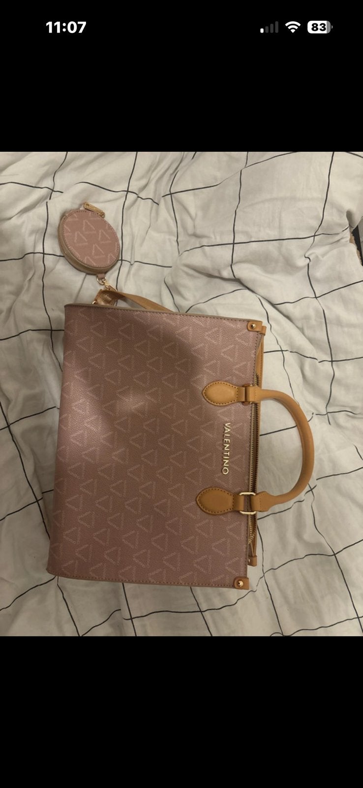 Valentino tote bag, Sieraden, Tassen en Uiterlijk, Tassen | Damestassen, Ophalen of Verzenden, Zo goed als nieuw, Zwart, Shopper
