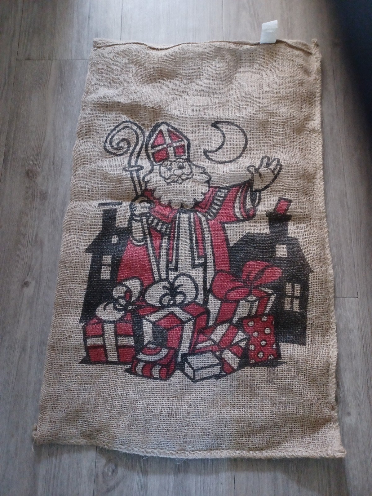 jute sinterklaaszak voor speelgoed.  5.00, Ophalen, Nieuw