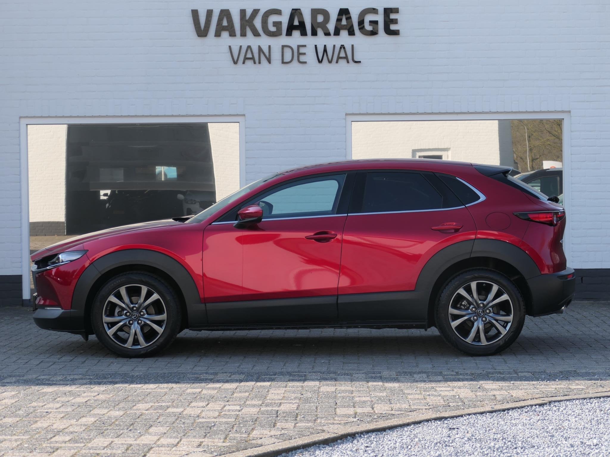 Mazda CX-30 2.0 e-SkyActiv-X M Hybrid Selection | 360-came, Auto's, Mazda, 1998 cc, Stof, Gebruikt, Bedrijf