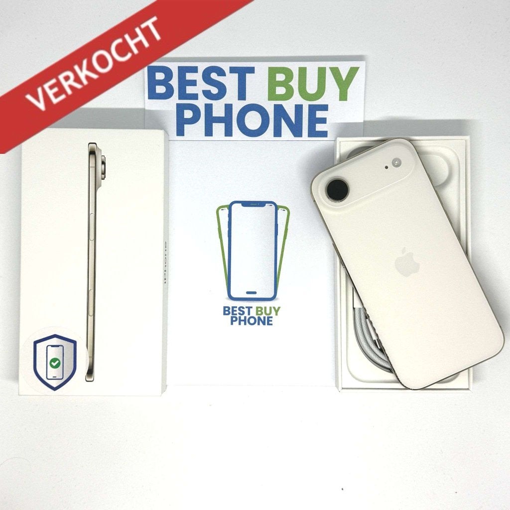 iPhone Air 256GB goud /100% batt /krasvrij scherm /garantie, 256 GB, Apple, Zwart, Zonder simlock