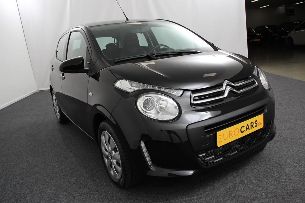 Citroen C1 1.0 VTi Feel Airco Bluetooth Led DAB 5 deurs, Auto's, Stof, Gebruikt, Euro 6, 4 stoelen