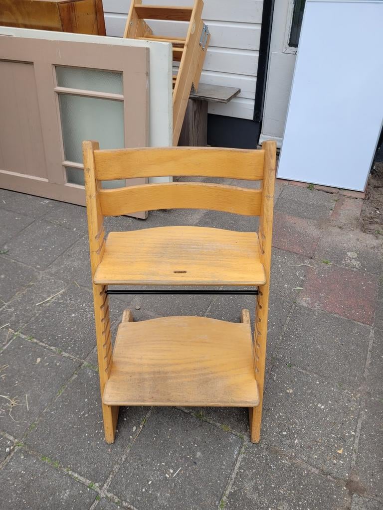 Stokke kinderstoel - Gebruikt maar in prima staat, Ophalen, Gebruikt, Meegroeistoel
