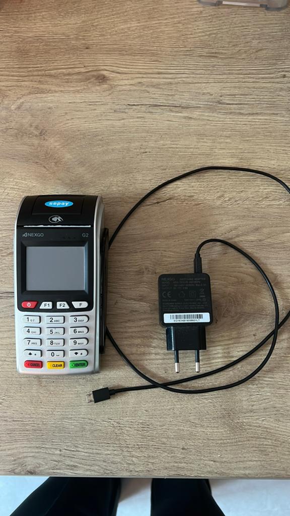 Nexgo G2 Pinautomaat met Oplader - Draagbaar Betaalapparaat, Ophalen of Verzenden, Zo goed als nieuw