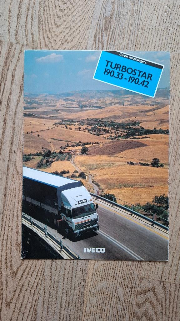Iveco TurboStar folder 1986, Ophalen of Verzenden, Gelezen, Overige merken