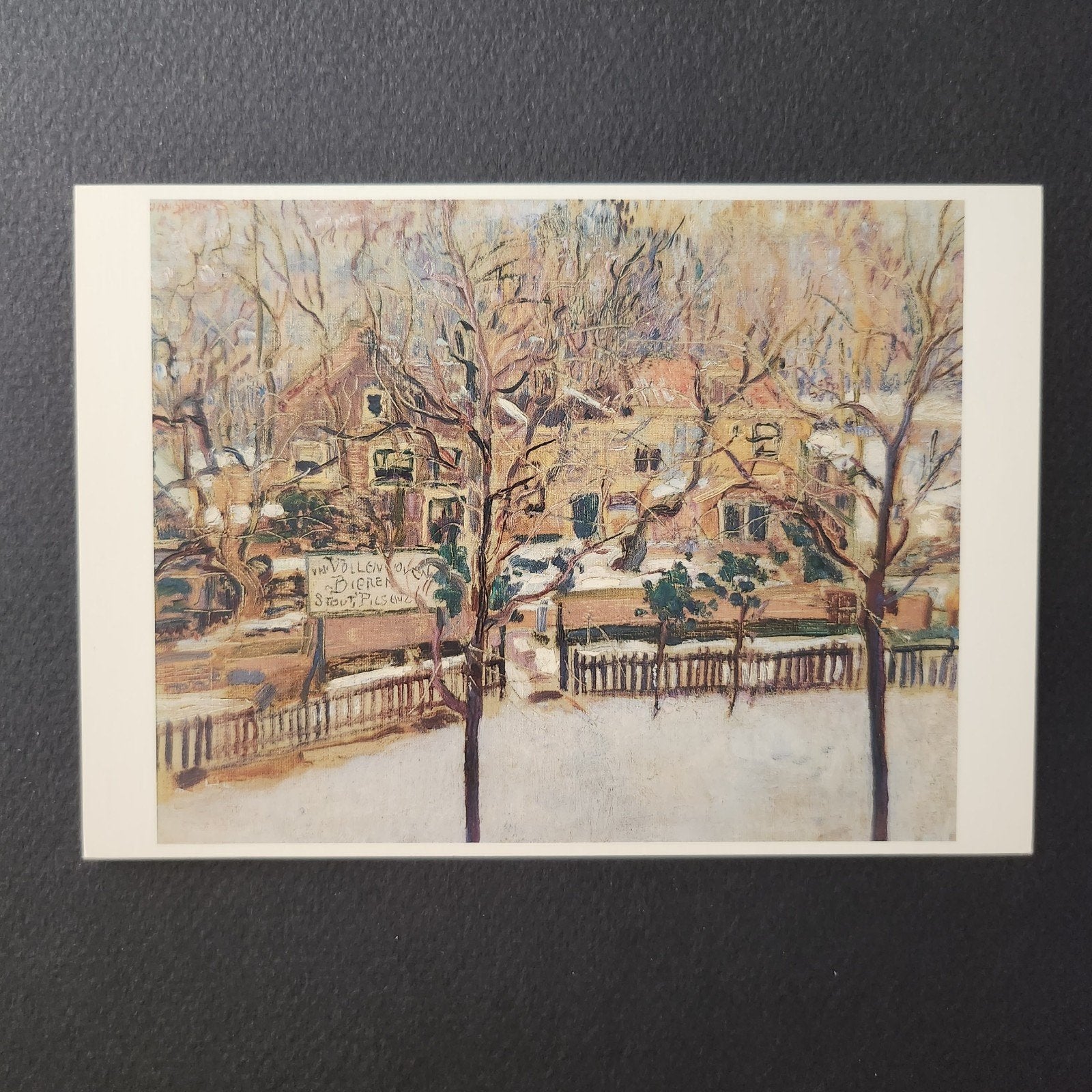 Kunstkaart Jan Sluijters - De Baarsjes te Amsterdam, 1909, Verzenden, 1980 tot heden, Ongelopen, Cultuur en Media