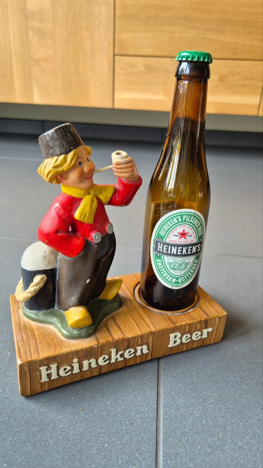 Heineken originele Vintage Reclame, Ophalen of Verzenden, Gebruikt, Heineken