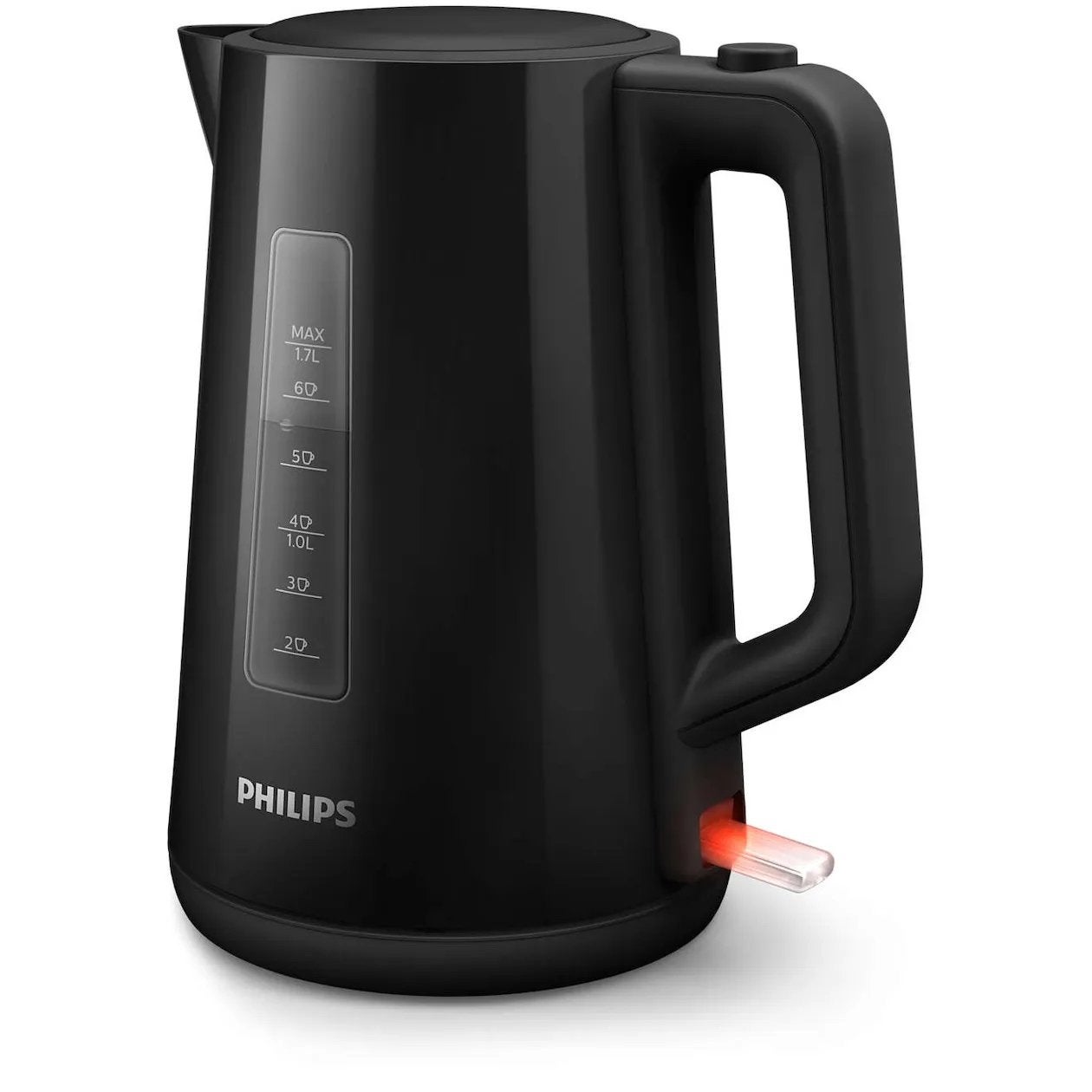 Philips HD9318 Waterkoker Zwart, 1 tot 2 liter, Ophalen of Verzenden, Zo goed als nieuw