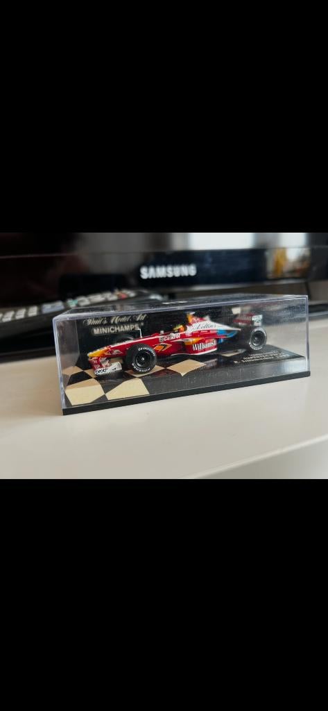 F1 1:43, Hobby en Vrije tijd, Modelauto's | 1:43, Ophalen of Verzenden, Zo goed als nieuw, Auto, Overige merken