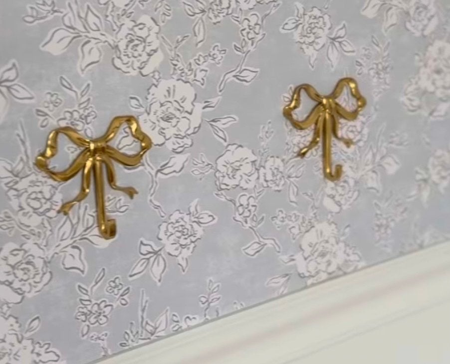 Gouden strik wandhaak, Wandhaken, Ophalen of Verzenden, Zo goed als nieuw, Minder dan 100 cm