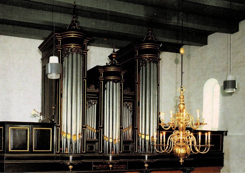 Norg, interieur Herv. Kerk, Verzenden, Ongelopen, Drenthe