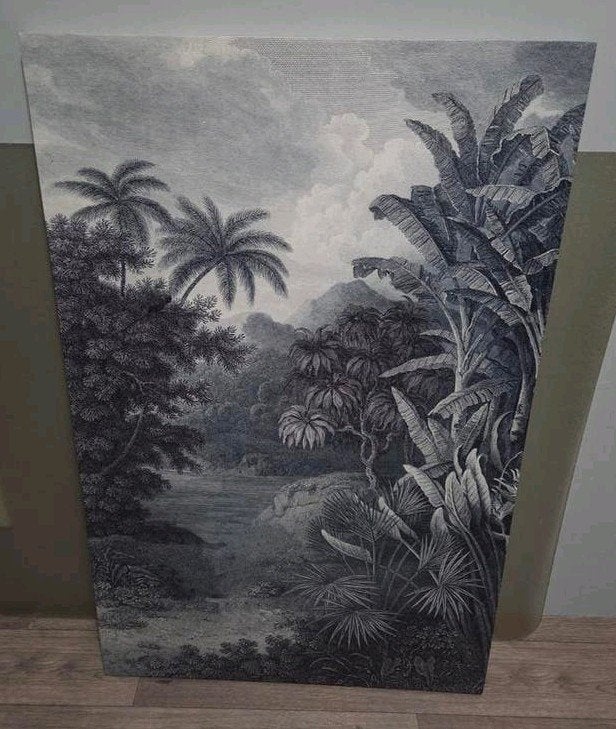 Schilderij - Jungle, Ophalen of Verzenden, Nieuw, 100 tot 125 cm, Schilderij