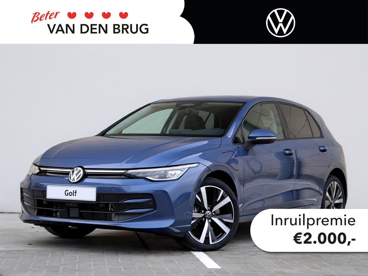 Volkswagen Golf Life Edition 1.5 eHybrid 204 PK | 18" velgen, Auto's, 1498 cc, 4 cilinders, 150 pk, Blauw