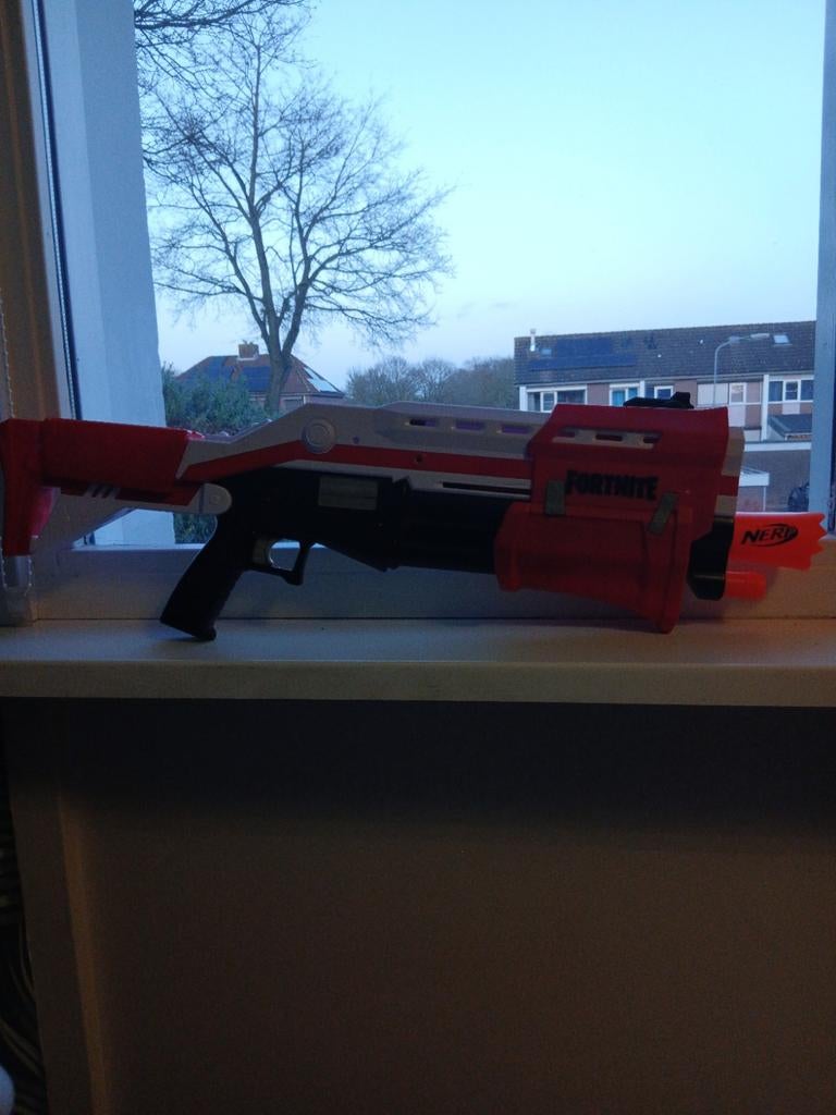 Nerf N-Strike Elite Retaliator Blaster, Ophalen of Verzenden, Gebruikt, Jongen of Meisje