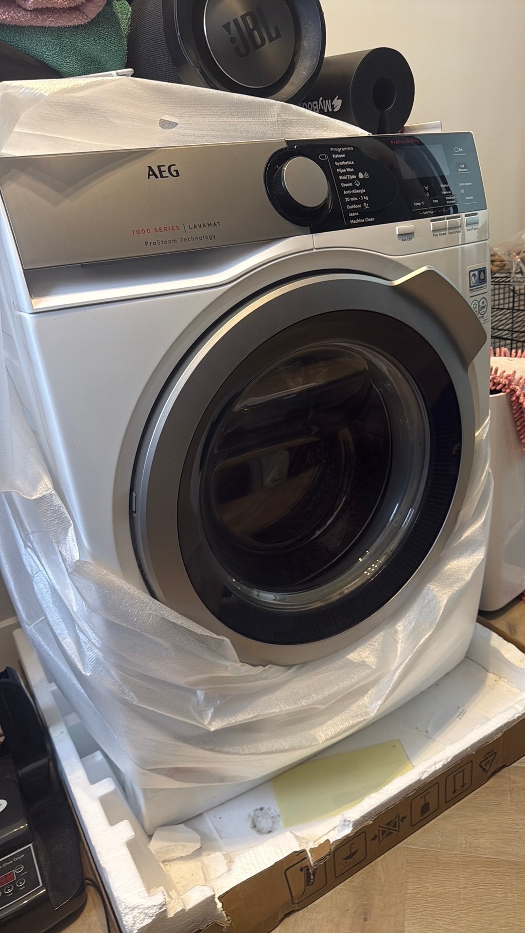AEG Lavamat 7000 Series Wasmachine - Goed Werkend, Gebruikt, Ophalen of Verzenden, Voorlader, Kort programma