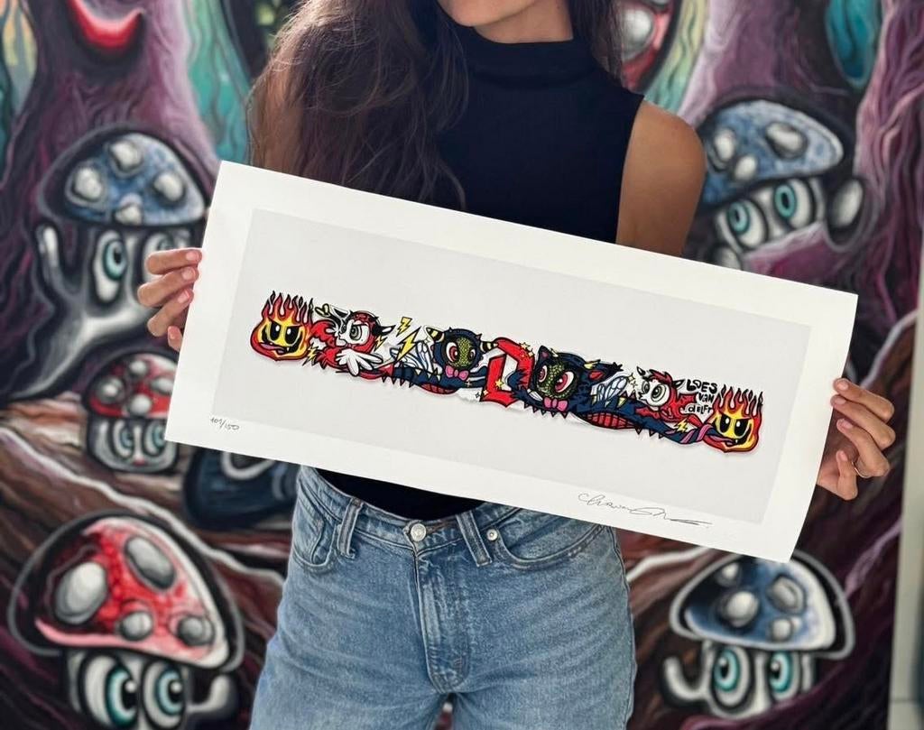 Loes van Delft gesigneerde limited art print!, Ophalen of Verzenden