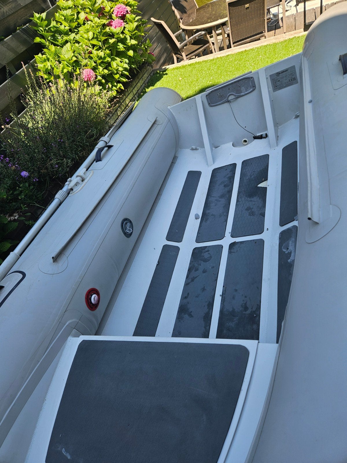 Talamex Aluminium RIB 310 met Suzuki 9.9 buitenboordmotor, Watersport en Boten, Rubberboten, Ophalen, Aluminium, Gebruikt, Inclusief motor