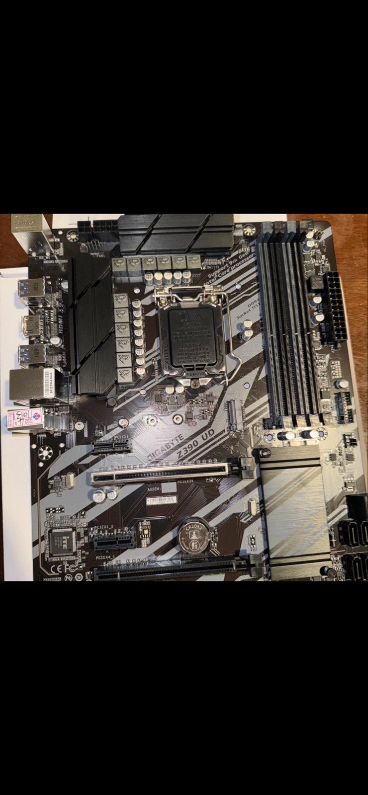 Gigabyte Z390 UD | LGA1151 | Z390 | DDR4 |i7-9700K getest, Ophalen of Verzenden, Gebruikt, Intel, DDR4