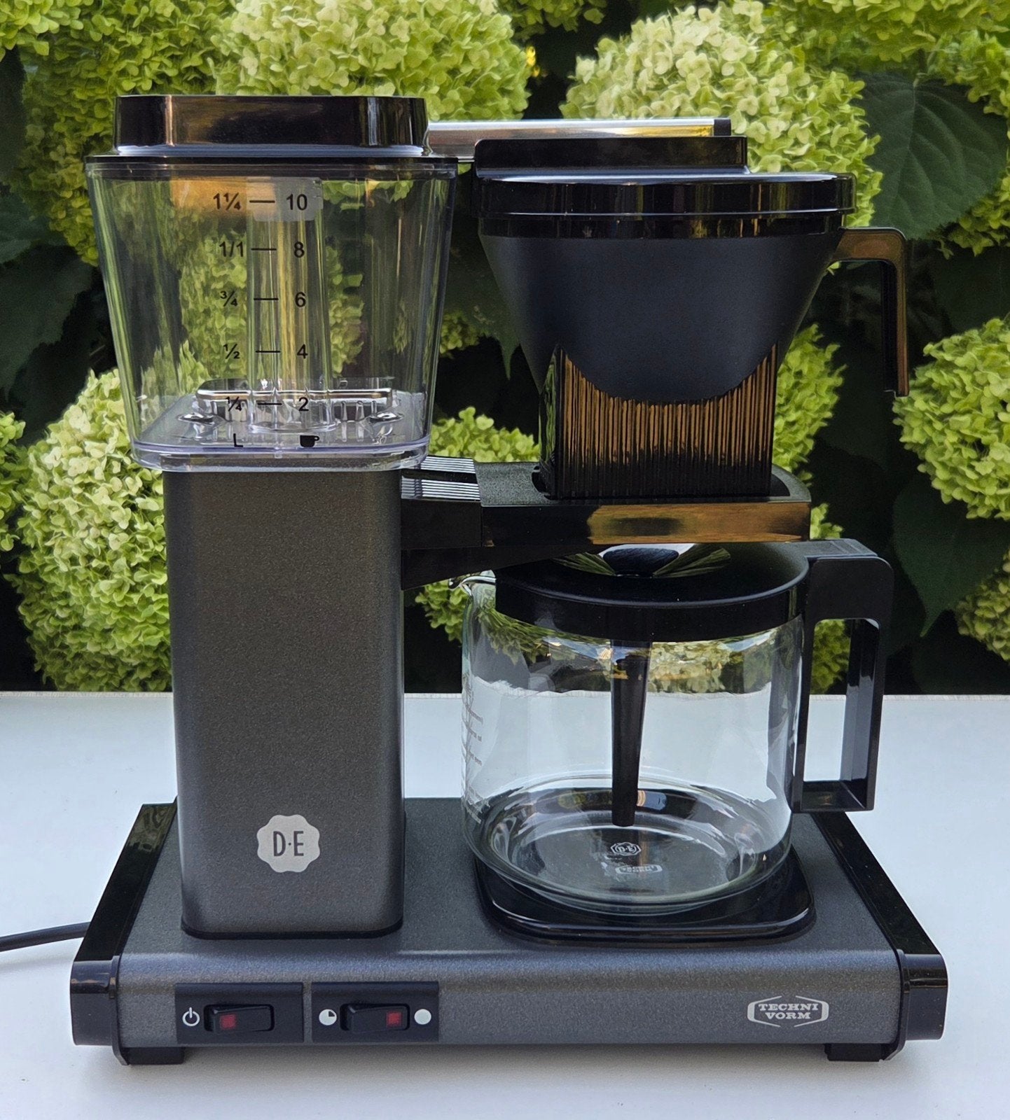 Moccamaster koffiezetapparaat Douwe Egberts nieuwstaat, Afneembaar waterreservoir, Koffiemachine, Gemalen koffie, Ophalen of Verzenden