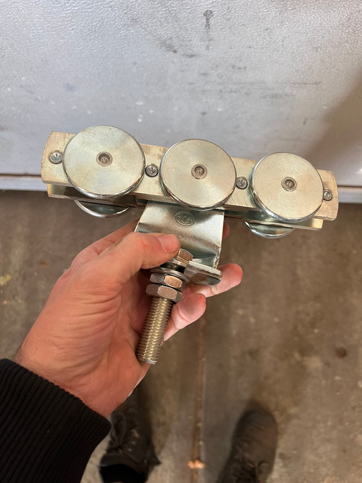 Deur rail ROB 130.000 10 meter lang, Ophalen, Zo goed als nieuw