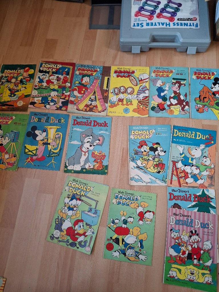 Donald Duck stripboeken jaren 50 / 60, Boeken, Meerdere stripboeken, Ophalen of Verzenden, Gelezen