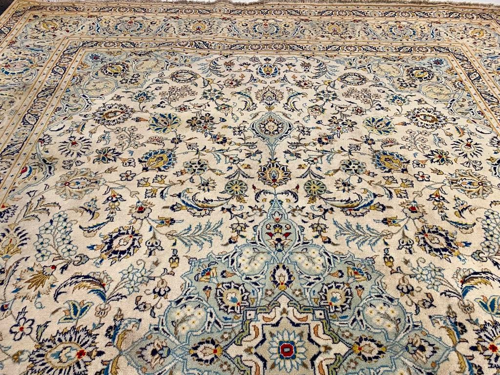 origineel vintage handgeknoopt Perzische tapijt, Gebruikt, ., 200 cm of meer, Ophalen of Verzenden