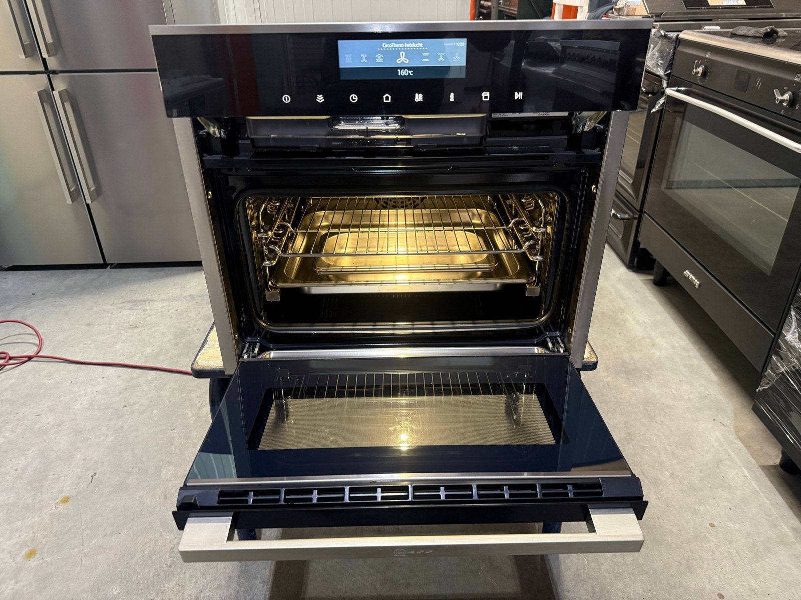 Neff N90 FullSteam Combi-Stoomoven RVS - Zeer Nette Staat, Gebruikt, Bella, Hete lucht, Neff