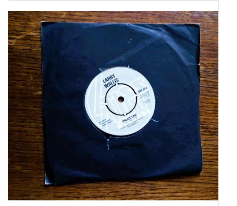 original single- larry wallis-policecar *1977*, Fotohoes, Overige genres, 7 inch, Single