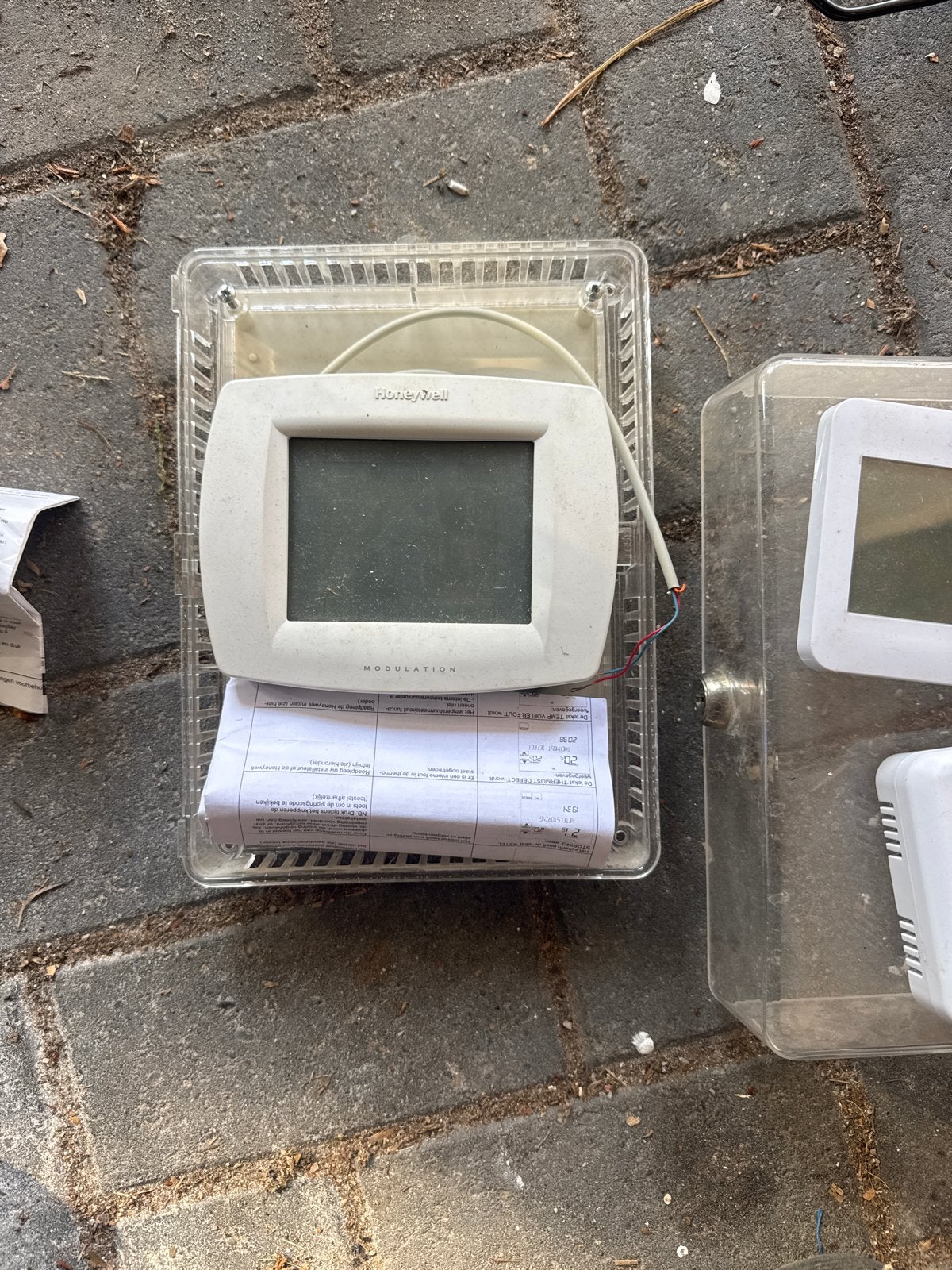 Honeywell moduleerden thermostaat - Gebruikt, Doe-het-zelf en Verbouw, Thermostaten, Ophalen of Verzenden, Gebruikt