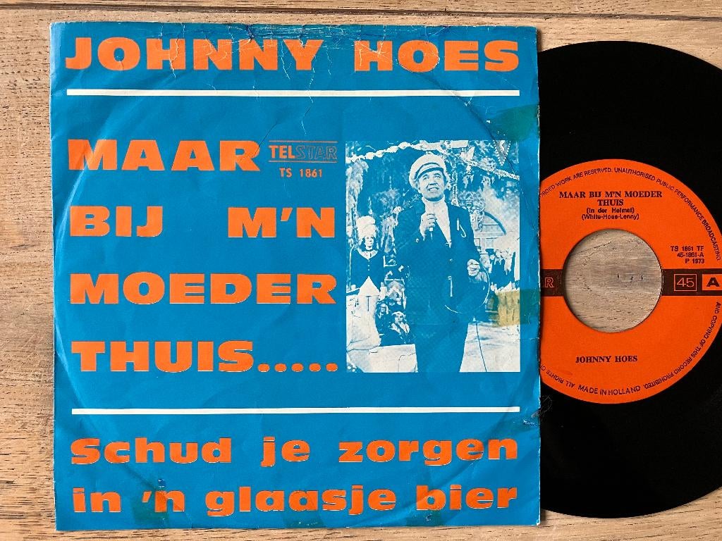 Johnny Hoes (ts 1861), Cd's en Dvd's, Vinyl Singles, Gebruikt, 7 inch, Single, 1970 - 1979