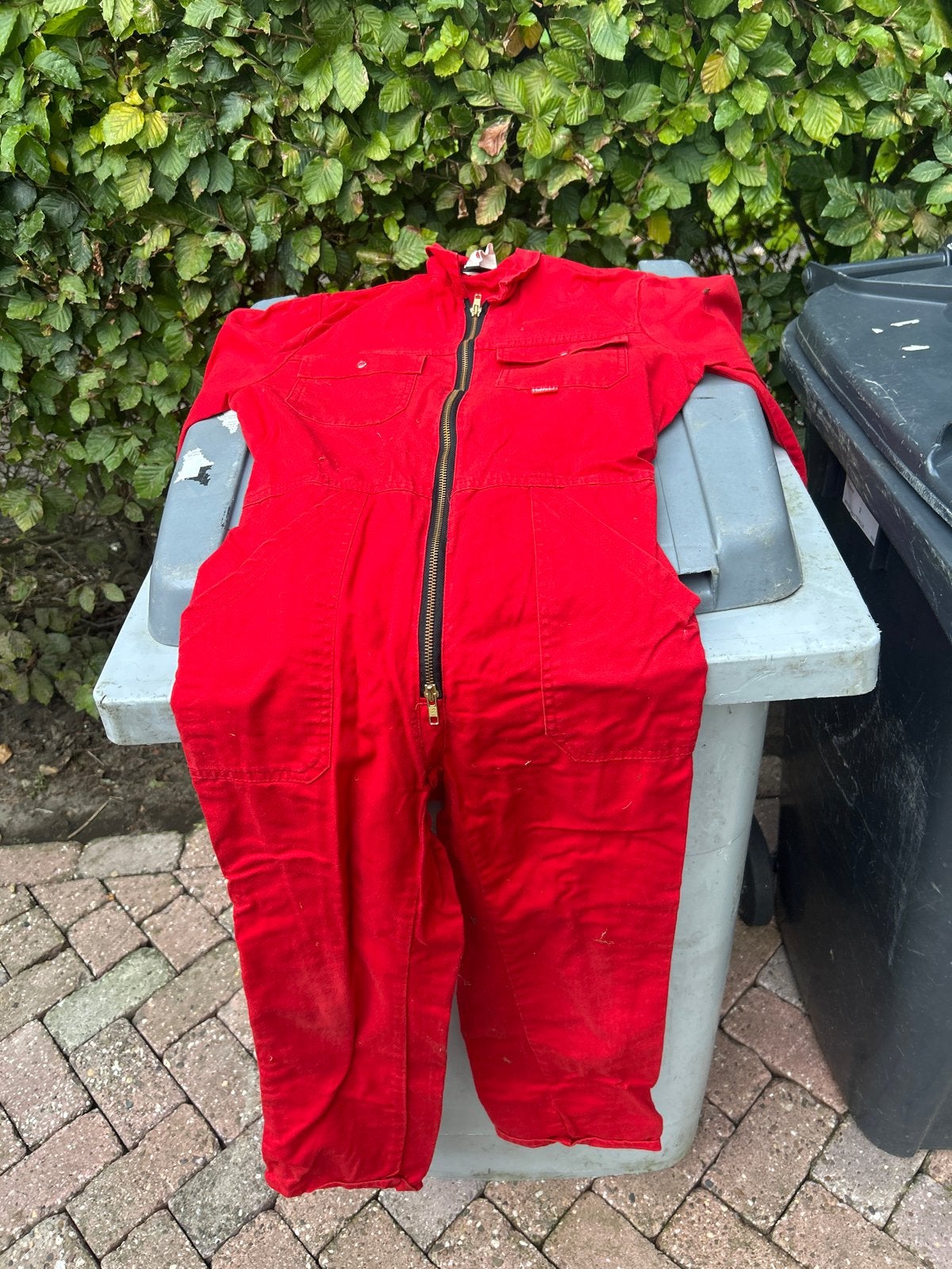 Rode Kinderoverall Maat 152 - Havep Werkkleding, Ophalen of Verzenden, Zo goed als nieuw, Jongen of Meisje