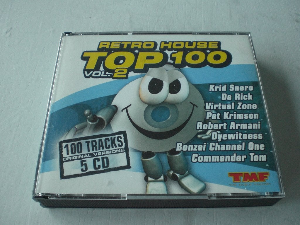 5 CD's Retro House Top 100 vol.2, Verzenden, Zo goed als nieuw, Dance Populair