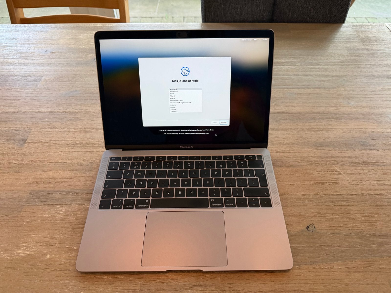 Apple MacBook Air 13 inch 2018, Computers en Software, Ophalen, 256 GB, Qwerty, 8 GB