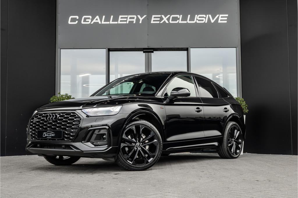 Audi Q5 Sportback 55 TFSI e S edition - S Line | Panorama |, Automaat, Gebruikt, 4 cilinders, Zwart