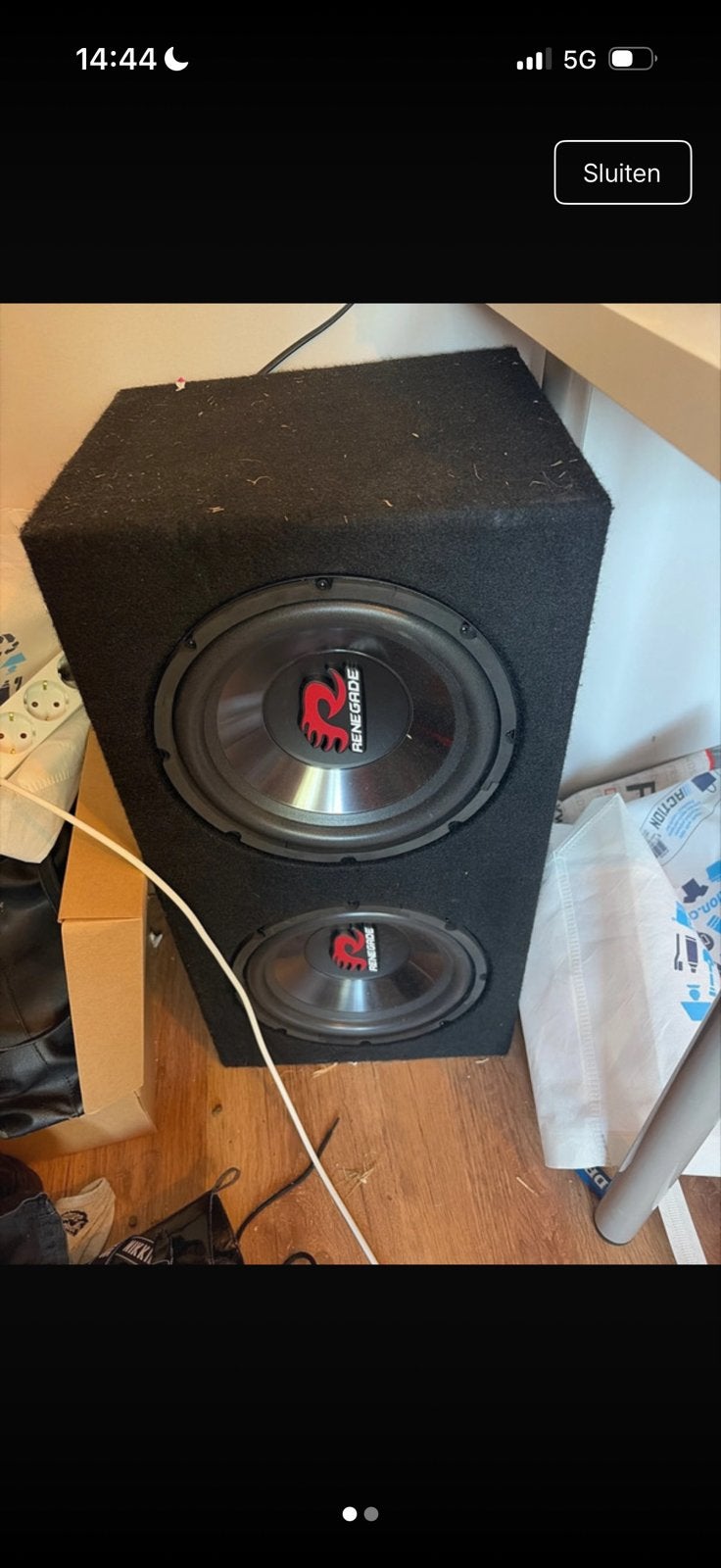 Renegade 1000W Subwoofer - Krachtige Bass voor je Auto, Auto diversen, Ophalen of Verzenden, Gebruikt