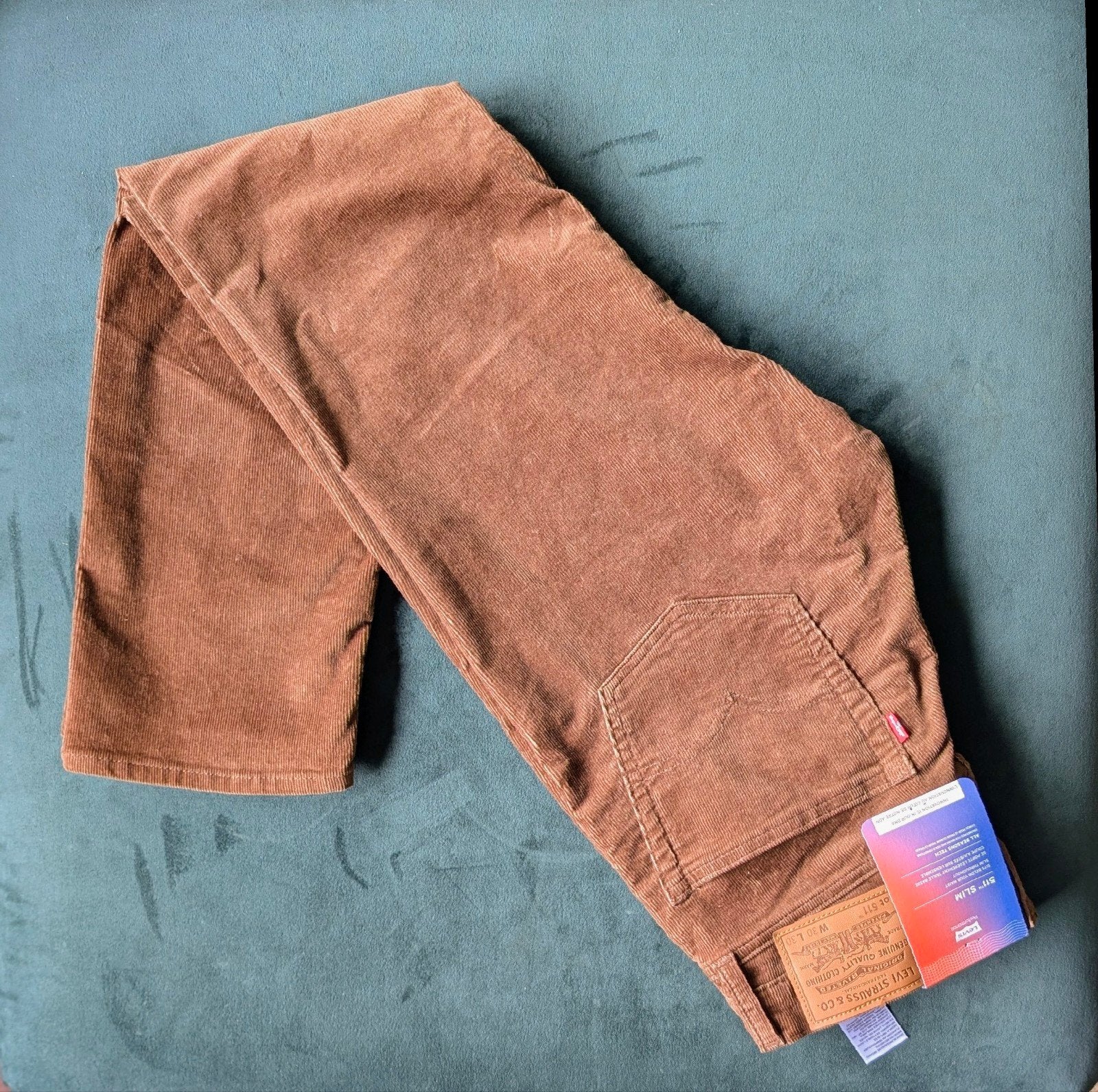Nieuwe Levi's 511 Slim Fit Jeans - Karla Brown - W30 L30, Kleding | Heren, Spijkerbroeken en Jeans, Levi's, Overige kleuren, Nieuw