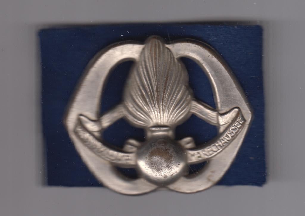 baretembleem Marechaussee 1e model, Verzamelen, Ophalen of Verzenden, Marechaussee, Nederland, Embleem of Badge