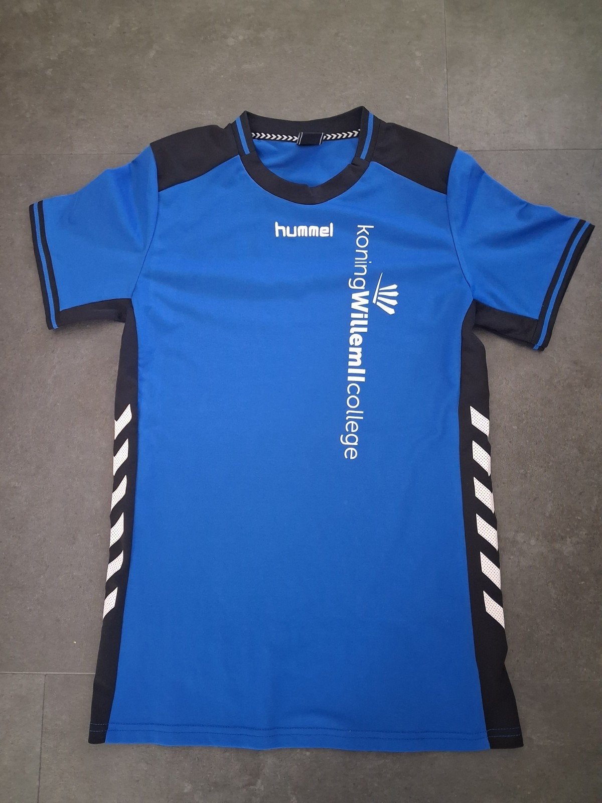 Gymshirt koning willem 2 college maat L igs, Kleding | Heren, Ophalen of Verzenden, Zo goed als nieuw, Blauw, Algemeen