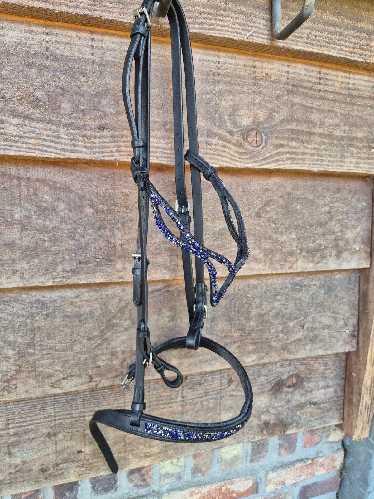 Crown Horse hoofdstel, Dieren en Toebehoren, Hoofdstel, Met strass/glitters, Ophalen of Verzenden, Cob