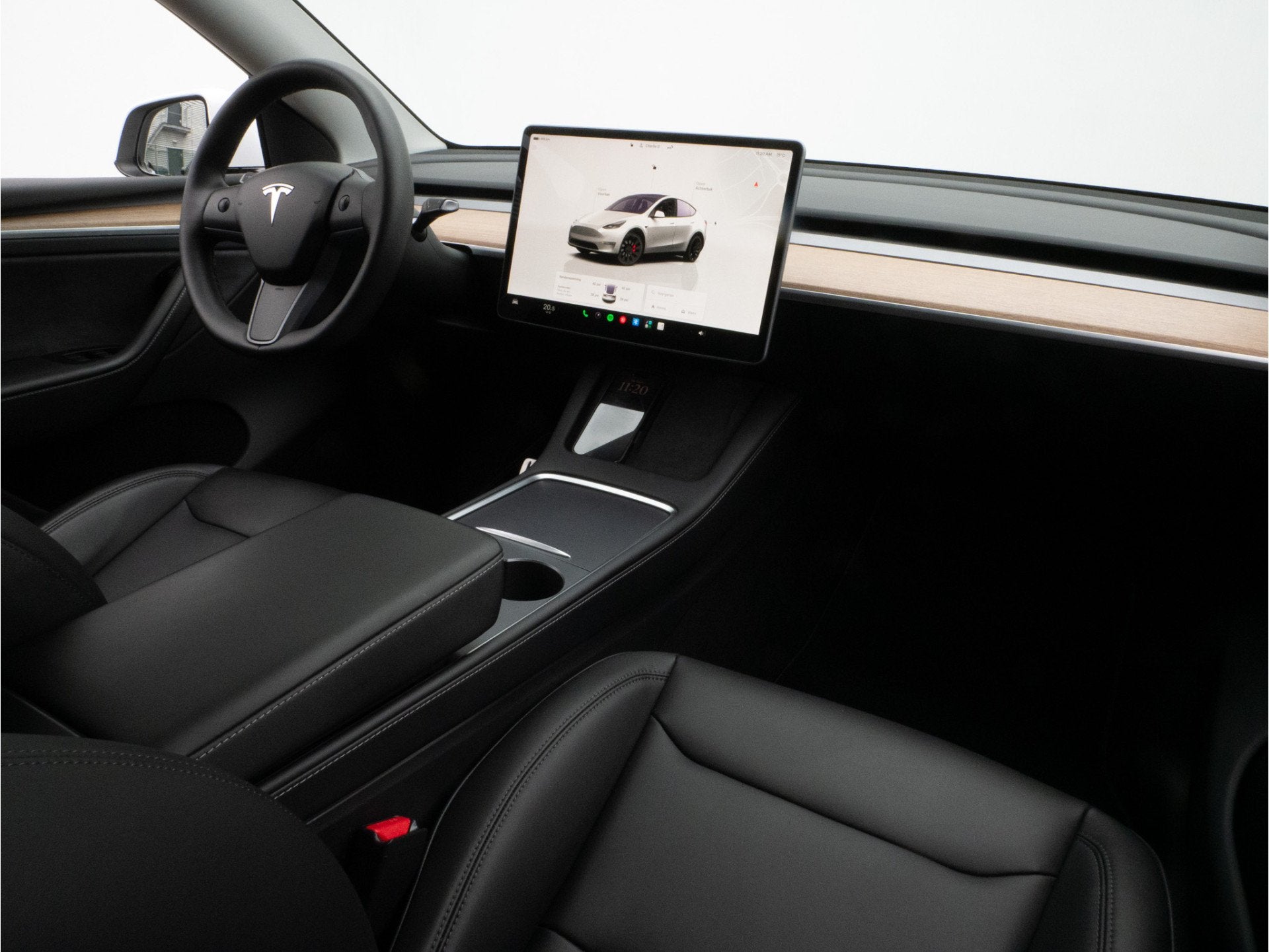 Tesla Model Y Performance AWD 75 kWh SOH 93% Panoramadak/ 21, Auto's, Tesla, Automaat, Gebruikt, Zwart, Navigatiesysteem