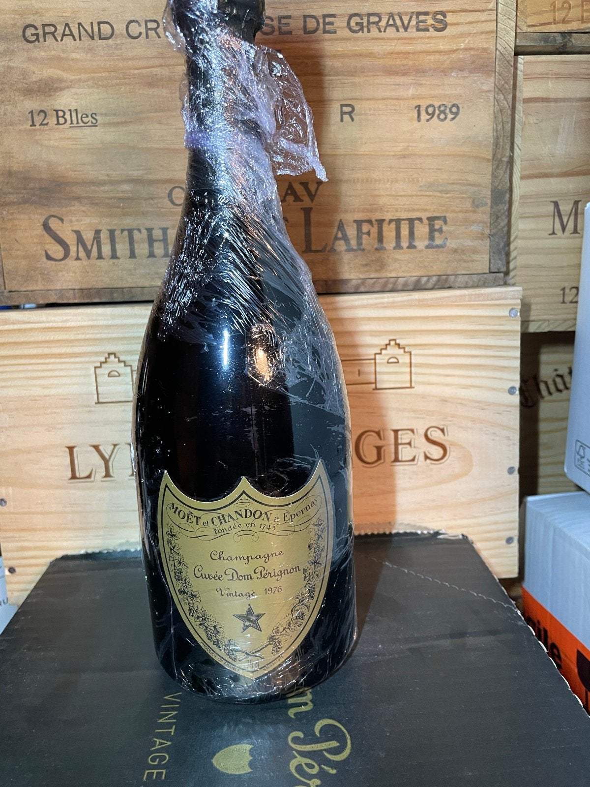 Dom Pérignon Vintage 1976 Champagne 50 jaar!, Verzamelen, Frankrijk, Ophalen of Verzenden, Vol, Champagne