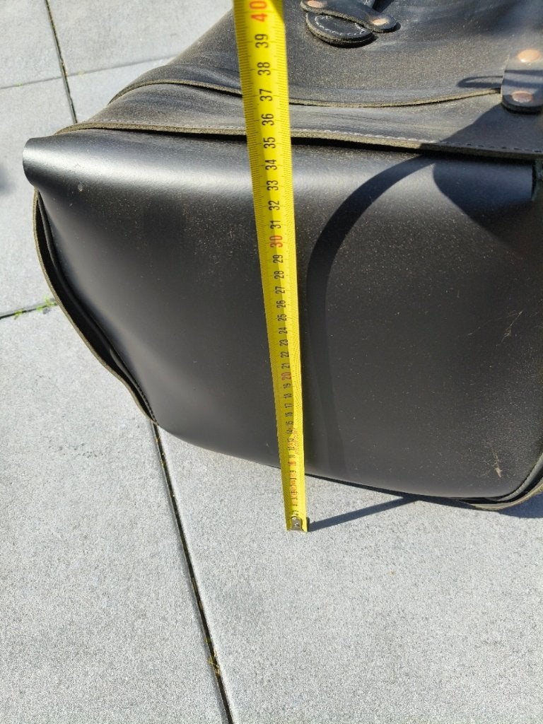 te koop grote leren motor tas, Motoren, Ophalen of Verzenden, Zo goed als nieuw