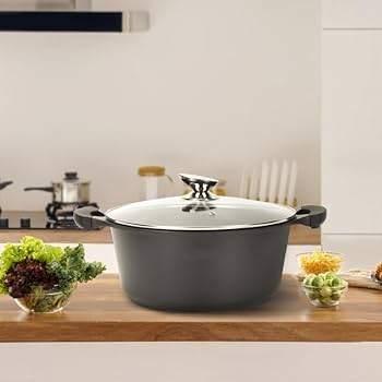 Braadpan marmeren coating PFAS vrij! Van 16 tot 44cm!, Verzenden, Keramische plaat, Koekenpan of Braadpan, Nieuw