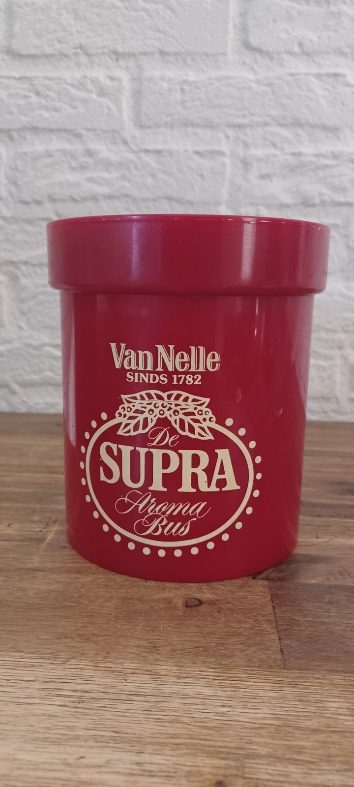 Supra van Nelle kunststof koffie voorraadbus, Ophalen of Verzenden